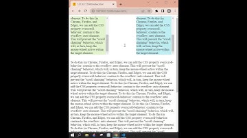 How to Use OverScroll Behavior Property in CSS || Prevent div from Scrolling Off Screen
