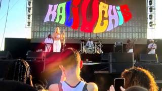 Kali Uchis in LA camp flog gnaw 2016