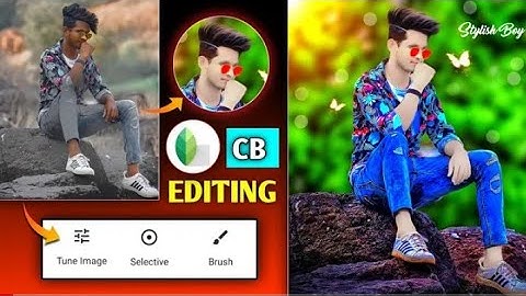 SNAPSEED CB PHOTO EDITING TRICK | SNAPSEED STYLISH PHOTO EDITING | SNAPSEED BACKGROUND CHANGE TRICKS