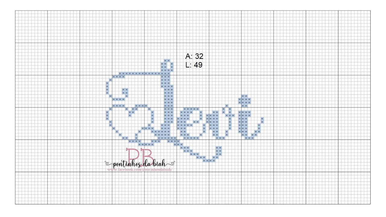 NOMES MASCULINOS para bordar ponto cruz