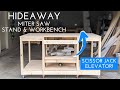 DIY Workbench with Hideaway Miter Saw