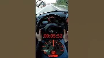 Mini One 1.6 98 PS R56 Gen 2 0-100 kmh Acceleration Test
