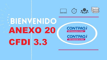 Anexo 20 CFDI 3.3 en Contpaqi CFDI en linea+