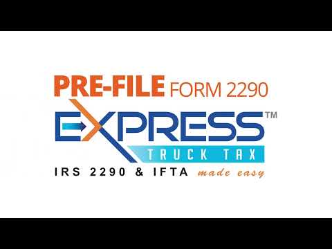 How To Prefile Form 2290 With ExpressTruckTax.com