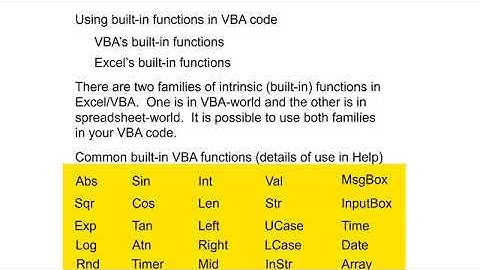 How to Write Basic VBA Expressions