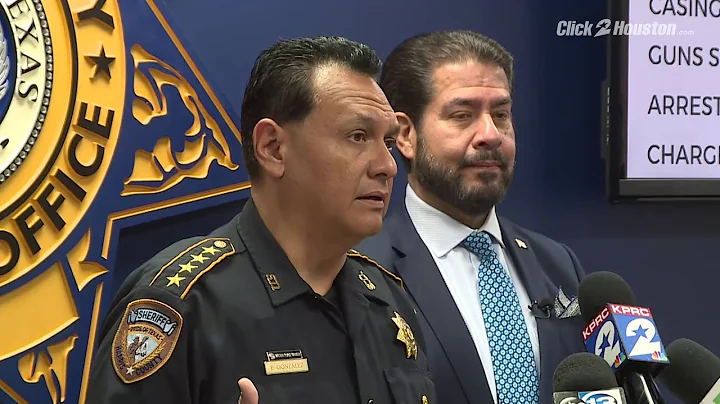 Commissioner Adrian Garcia, HCSO Sheriff Ed Gonzal...