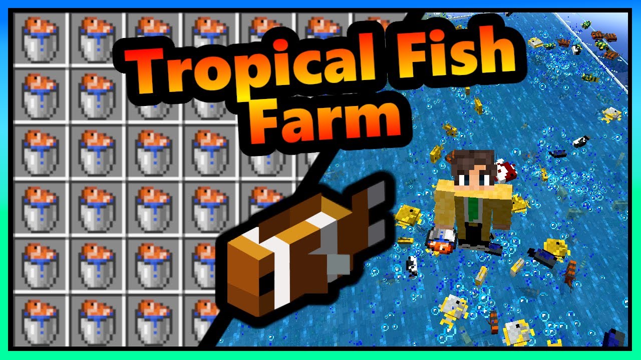 Tropical Fish Farm Minecraft, Infinite Fish
