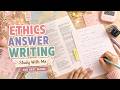 Ethics Answer Writing for UPSC Mains | Study With Me | TSS Education