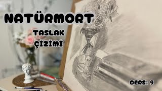 Natürmort Taslak Çizimi, Karakalem Çizim Teknikleri