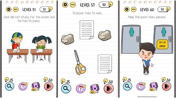 Brain Test: Tricky Puzzles - Levels 51-60 Walkthrough Gameplay