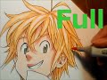 Drawing Meliodas from The Seven Deadly Sins【Full】