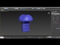 3d max. Урок 12. Создание винта с резьбой М4