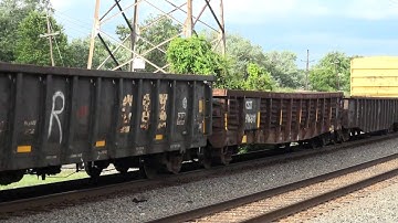 Must See! CSX Q410 With Rare RTEX EMD SD40 At Bound Brook! One of Only A Few Videos!