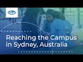 Reaching the Campus in Sydney, Australia