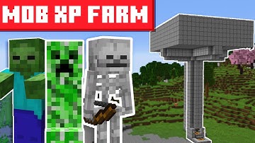 Simple Mob XP Farm Minecraft 1.21.10+ - EASY DESIGN