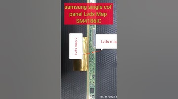 samsung single cof panel Lvds Map.  LSC320AN 10-H07 #SM4186IC  #shorts