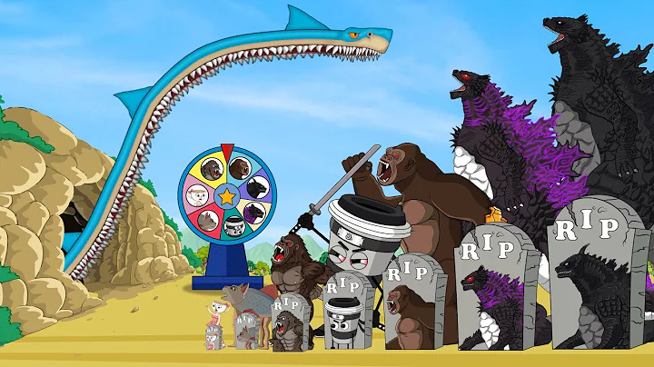 TEAM GODZILLA vs KONG: If Boundary Changes ? | Godzilla Cartoon Compilation