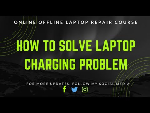 How to fix laptop charging problem  PSID   Online chiplevel laptop repairing video course   Laptex