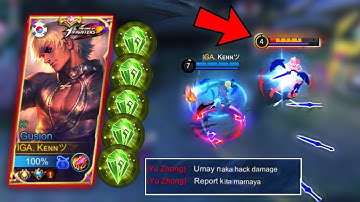THE REASON WHY YU ZHONG ACCUSED ME OF BEING CHEATER!! Gusion Gameplay Ken MLBB