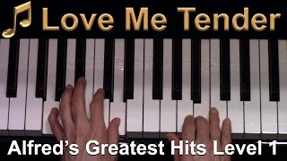 Love Me Tender (Elementary Piano Solo)