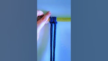 Macramé For Beginners: Larks Head Knot #macrame #macrametutorial #howto #tutorial #knot #beginner