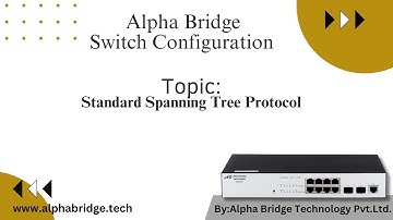 Alpha Bridge Switch (AS200/10/T) | Standard Spanning Tree Protocol