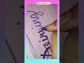 Beautiful Headline Writing💙Smooth,aesthetic& satisfying—perfect for notes and journals🌙#ytshorts
