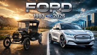 Ford Car Evolution 1903 to 2026 | From Model T to Electric Future