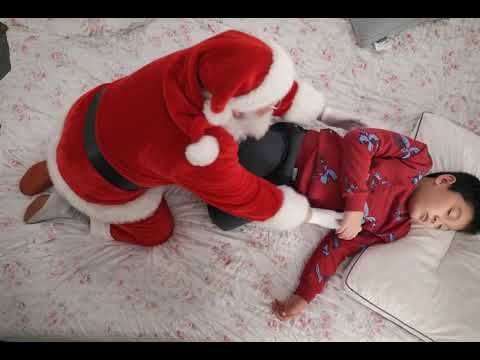 Santa came while I was sleeping.