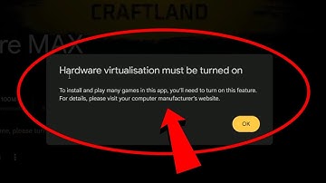 Google Play Games Hardware Virtualization Must Be Turned On | Google Play Games Download Problem Fix