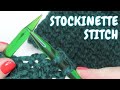 How to Knit Stockinette Stitch | Beginner Stitches | Knitting Tutorial