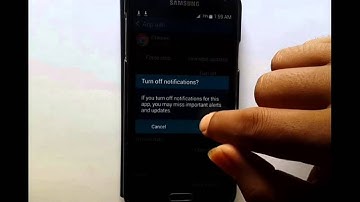 Samsung Galaxy S5 : How to stop notifications (Android Phone)