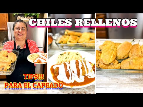 Chiles Rellenos De Queso Receta Mexicana