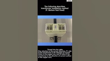 Acrel Current Transformer Type F installation mp4