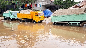 Máy Xúc Khổng Lồ Đào Đất Siêu Nhanh, Xe Múc Cát, Xe Ô Tô Ben, Xe Tải 4 Chân Chở Cát, Dump Truck