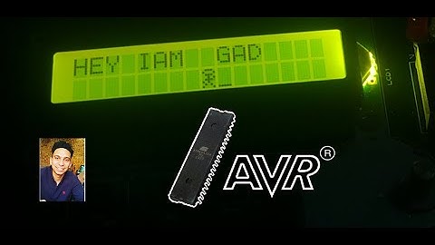 LCD Character  AVR Control