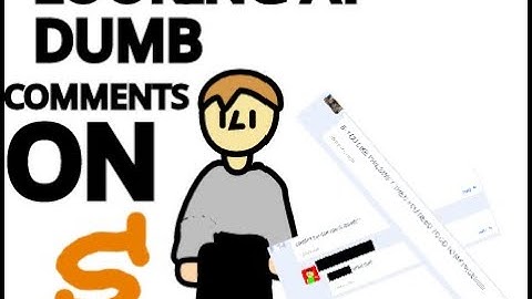 Looking At Dumb Comments On Scratch