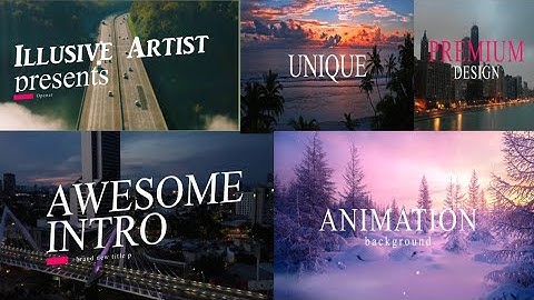 Dynamic Opener Template Adobe Premiere Pro