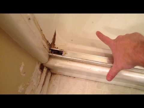 slide in shower door seal