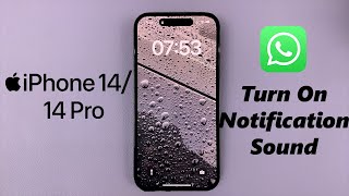 iPhone 14/14 Pro: How To Turn ON (Enable) WhatsApp Notification Sound