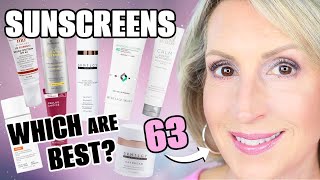 Testing 8 Popular Anti-Aging Sunscreens on 63 Year Old Skin!