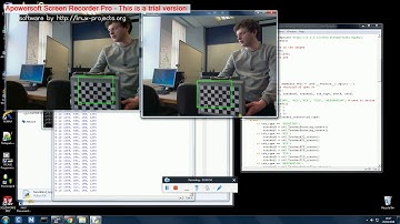 13 . Chessboard tracking + rotation