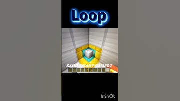 Minecraft loop motion 😑 | #shorts #gaming #minecraft