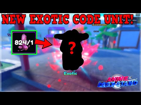 [EXCLUSIVE CODE] I GOT OP NEW CODE UNIT HOW MANY REROLLS FOR INSANE TECHNIQUE?! ANIME LAST STAND