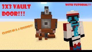 Fast 3x3 Vault Door Tutorial!!!