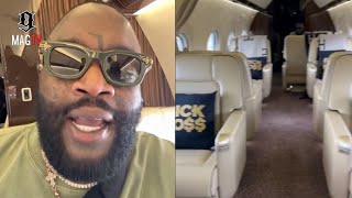 "It's All About Detail" Rick Ross Shows Off The Interior Of His $35M Private Jet! 🛩