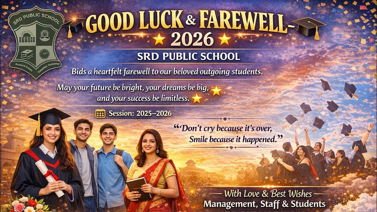 Farewell & Good Luck Party (2025-26) #srd273002 
