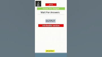 Guess the output - 26 #codemyth #coding #javaframework #codedecode #code #programminglife