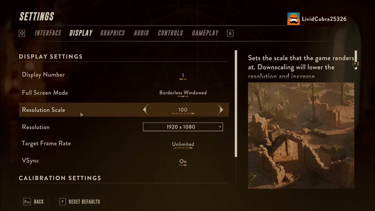 How to find display settings in the lamplighters league youtube