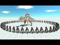 100x PROJECTILE GORILLA vs EVERY UNIT - Animal Revolt Battle Simulator